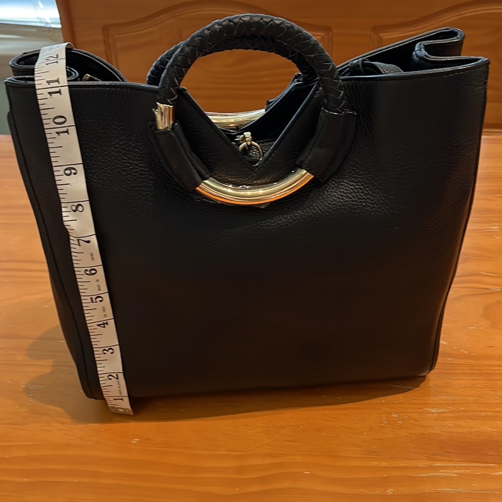 ⭐️⭐️2X HOST PICK ⭐️⭐️ NWT 💯% Sam Edelman Leather Whitney Satchel - Picture 10 of 11